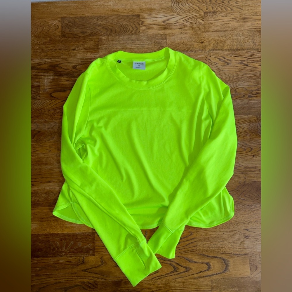 Gymshark Neon Green Long Sleeve Top